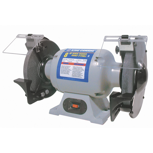Bench Grinders, 8" Wheel Diameter, 1-1/2 HP, 3450 RPM Rideout Tool & Machine Inc.