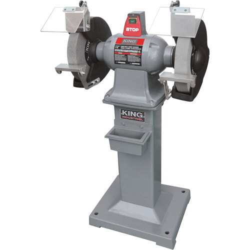 Heavy-Duty Bench Grinder With Floor Stand Rideout Tool & Machine Inc.