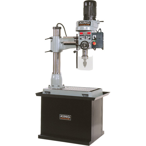 Perceuse radiale avec support, 1/2" Mandrin, 5 Vitesse(s), 19-5/8" la x 21-5/8" lo, #3 Morse Rideout Tool & Machine Inc.