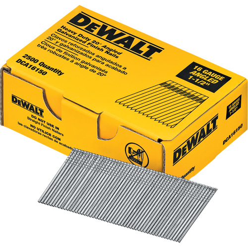 Clous de finition &agrave; angle de calibre 16 Rideout Tool & Machine Inc.