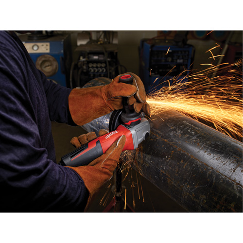 Small Paddle No-Lock Angle Grinder, 6", 120 V, 13 A, 9000 RPM Rideout Tool & Machine Inc.