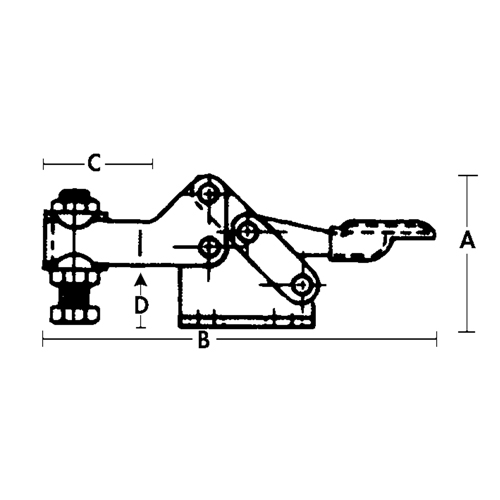 Horizontal Hold-Down Clamps - 205 Series Rideout Tool & Machine Inc.