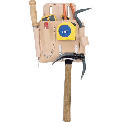 Drywall Tool Pouch, Tool Holder, Leather, 7 Pockets Rideout Tool & Machine Inc.