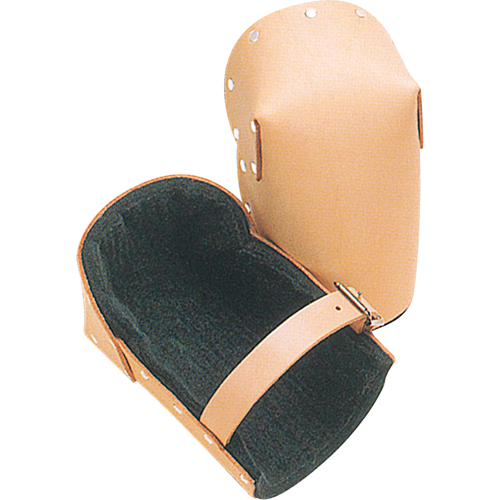 Hard Shell Knee Pads, Buckle Style, Leather Caps, Foam Pads Rideout Tool & Machine Inc.
