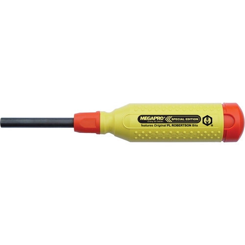 Tournevis multi embouts 15-en-1 PL Robertson, Prise Plastique Rideout Tool & Machine Inc.