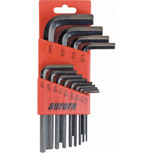 Hex Key Pouch Set, 13 Pcs., Imperial Rideout Tool & Machine Inc.