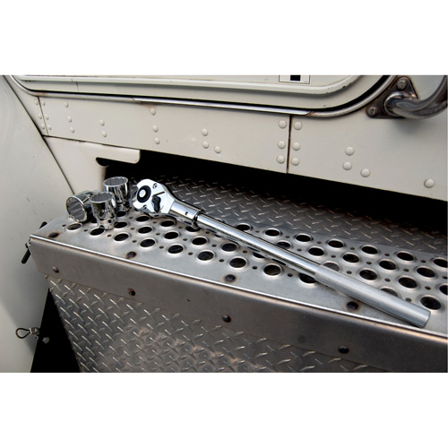 24-Tooth Quick Release Teardrop Ratchet, 3/4" Drive, Plain Handle Rideout Tool & Machine Inc.