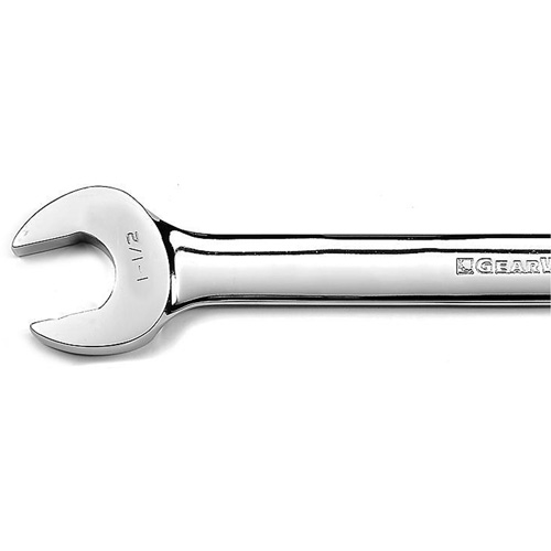 Cl&eacute; mixte longue &agrave; 12 pans, 12 pans, 1-1/2", Fini Chrome/Poli Rideout Tool & Machine Inc.