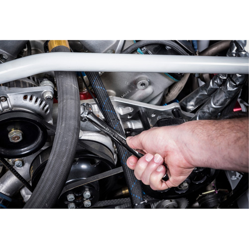 12-Point Long Pattern Wrench Set with Tool Roll, Combination, 15 Pieces, Imperial Rideout Tool & Machine Inc.