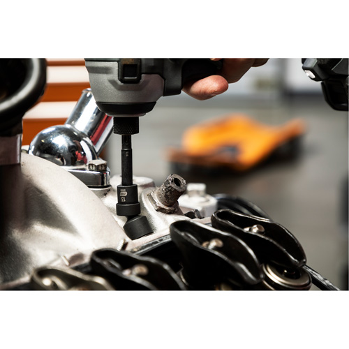 Jeu de 12 douilles m&eacute;triques flexibles universelles &agrave; chocs 1/4" &agrave; 6 pans Rideout Tool & Machine Inc.