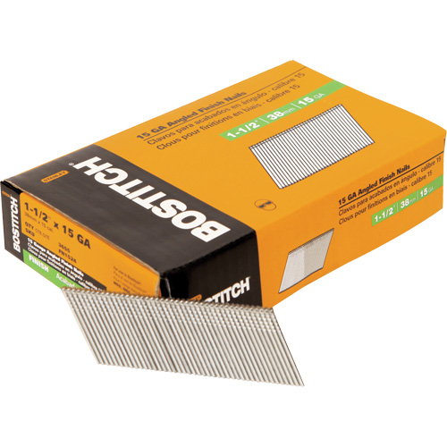 Clous de finition &agrave; angle de calibre 15 Rideout Tool & Machine Inc.