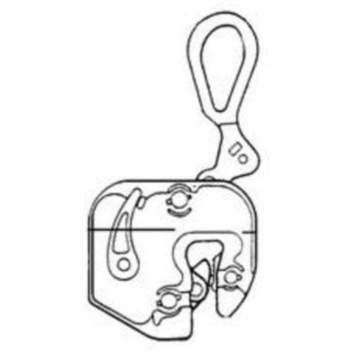 GXL Plate Clamp, 4000 lbs. (2 tons), 1/16" - 7/8" Jaw Opening Rideout Tool & Machine Inc.
