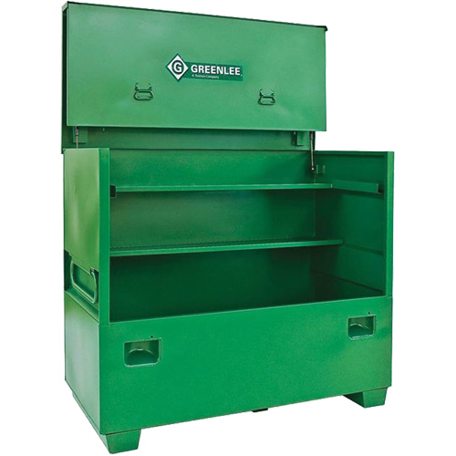 Jobsite Chest, 60" W x 30" D x 48" H, Green Rideout Tool & Machine Inc.