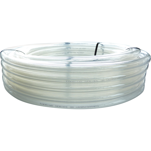 Tubing, Air/Water, 0.3125" OD x 100' L, PVC, Clear, 55 PSI @ 20°C Rideout Tool & Machine Inc.