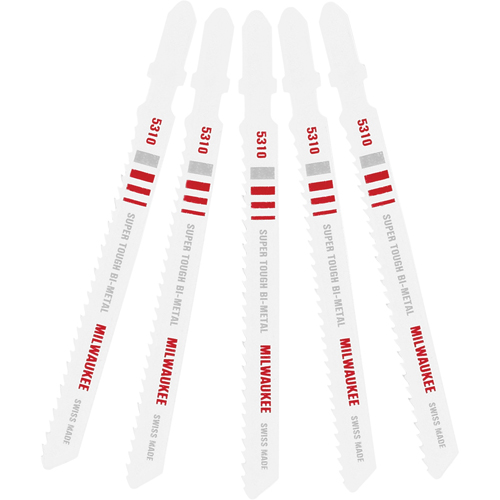 Jigsaw Blade, Bi-Metal, T-Shank, 4" L, 10 TPI Rideout Tool & Machine Inc.