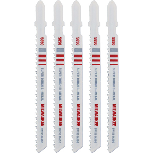 Jigsaw Blade, Bi-Metal, T-Shank, 4" L, 8 TPI Rideout Tool & Machine Inc.