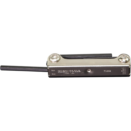 Folding Hex Key Set, 7 Pcs., Metric Rideout Tool & Machine Inc.