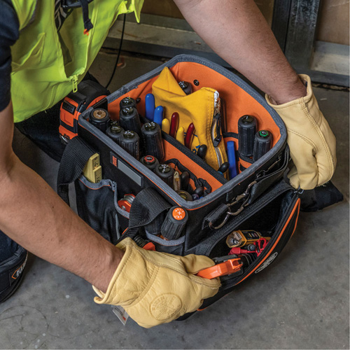Fourretout Tradesman Pro, Nylon balistique, 40 pochettes, Noir/Orange Rideout Tool & Machine Inc.