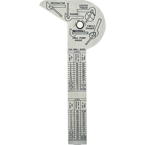 Multi-Use Ruler and Gauge Rideout Tool & Machine Inc.
