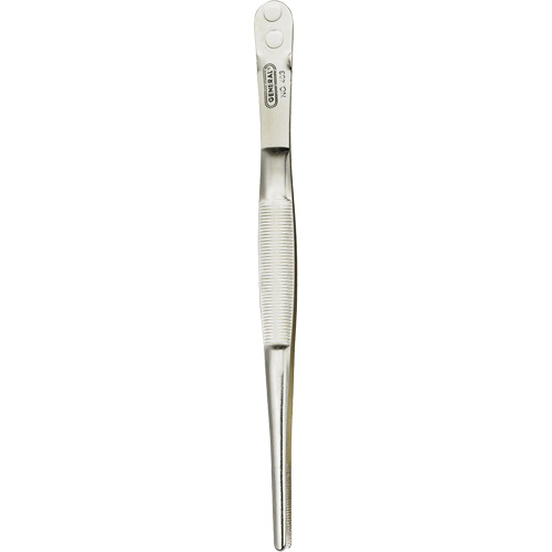 Industrial Tweezers with Blunt Serrated Tip Rideout Tool & Machine Inc.