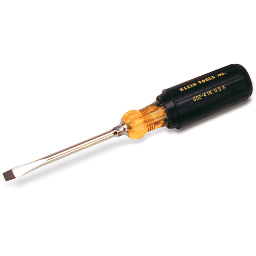 Tournevis industriels fendu &agrave; pointe en losange, 3/8", 17-7/16" lo, Prise Coussin&eacute;e Rideout Tool & Machine Inc.