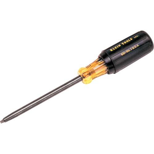 Tournevis carr&eacute; &agrave; empreinte r&eacute;duite, Tige de #1, Ronde, 11-3/4" lo, Prise en Coussin&eacute;e Rideout Tool & Machine Inc.