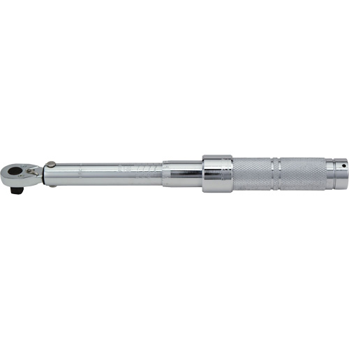 Cl&eacute; dynamom&eacute;trique microm&eacute;trique &agrave; cliquet, &agrave; cliquer, Entraînement 1/2" carr&eacute;, 50 - 250 lb-pi Rideout Tool & Machine Inc.