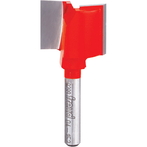 Router Bit - Double Flute Straight Bit, 1" Dia., 3/4" H, 2" L, 1/4" Shank Rideout Tool & Machine Inc.