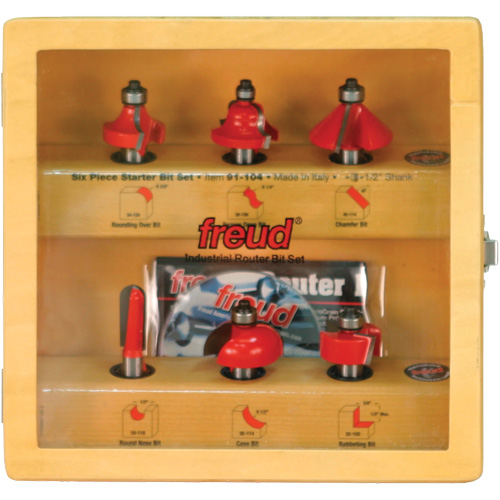 Freud Router Bit Set 6 Pieces Rideout Tool & Machine Inc.