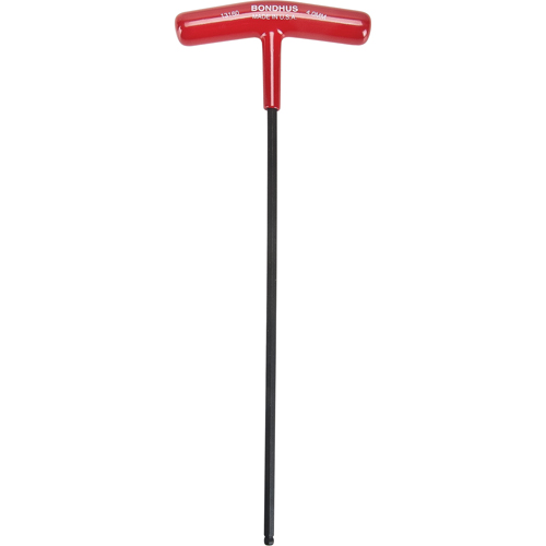 Individual Hex Keys - Metric, Ball End, 4 mm x 8.7" L, T Handle Rideout Tool & Machine Inc.