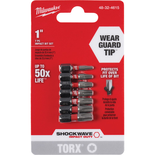 Shockwave 1" Impact Duty Torx&reg; Bit Set Rideout Tool & Machine Inc.