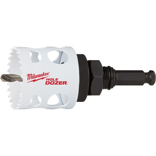 Hole Dozer Hole Saw with Arbor, 2", 1-5/8" Depth of Cut, Bi-Metal Rideout Tool & Machine Inc.