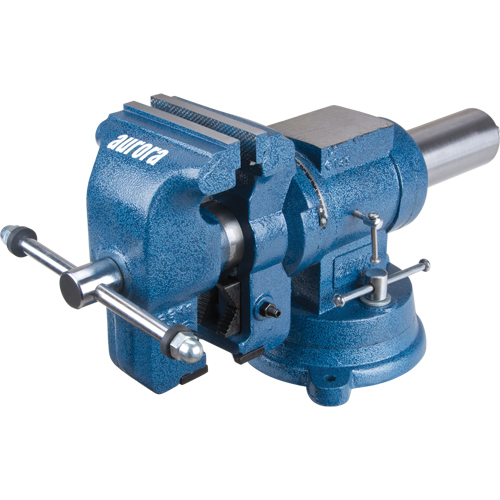 &eacute;tau d'&eacute;tabli &agrave; usages multiples, Largeur des m&acirc;choires 5", Profondeur de la gorge 3-1/10" Rideout Tool & Machine Inc.