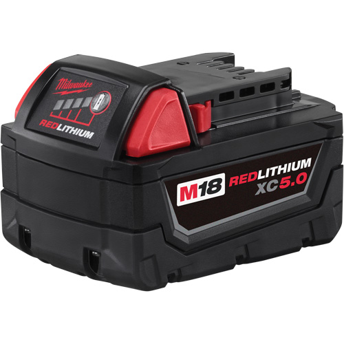 M18 Redlithium XC5.0 Extended Capacity Battery Pack, Lithium-Ion, 18 V, 5 A Rideout Tool & Machine Inc.