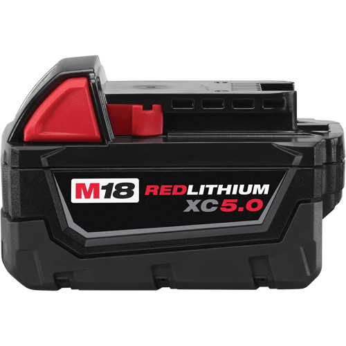 M18 Redlithium XC5.0 Extended Capacity Battery Pack, Lithium-Ion, 18 V, 5 A Rideout Tool & Machine Inc.