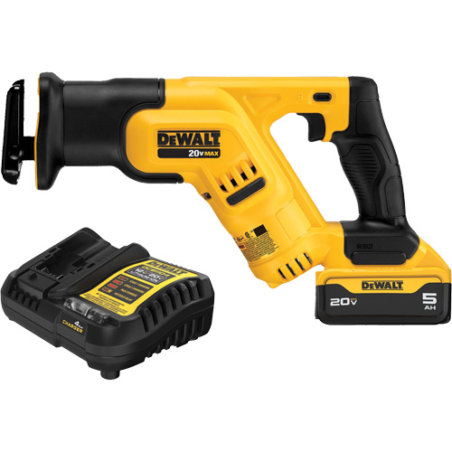 Ensemble scie alternative compact, 20 V, Lithium-ion Bloc-pile, 0-2900 coups/min Rideout Tool & Machine Inc.