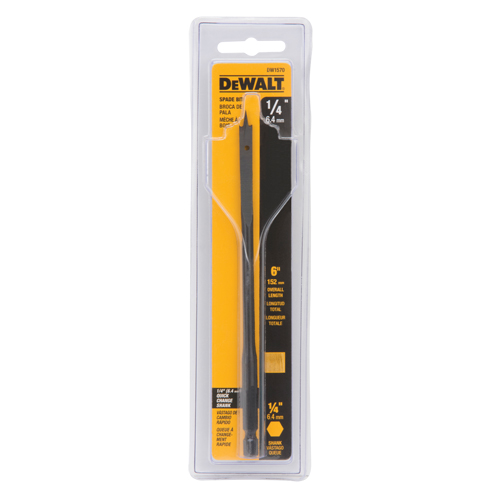 Foret &agrave; trois pointes, Diam&egrave;tre de 1/4", Tige 1/4", Longeur de 6" Rideout Tool & Machine Inc.