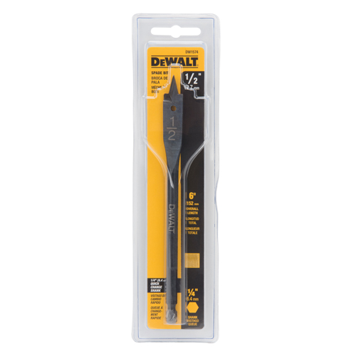 Foret &agrave; trois pointes, Diam&egrave;tre de 1/2", Tige 1/2", Longeur de 6" Rideout Tool & Machine Inc.