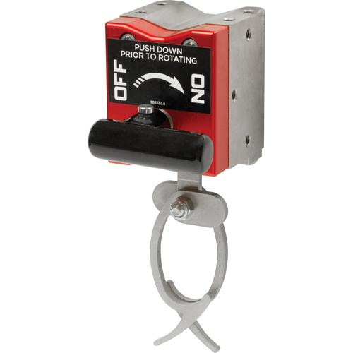 On/Off Magnetic Hanging Hooks, 7-5/8" Length, 2-1/2" Diameter, 110 lbs. Capacity Rideout Tool & Machine Inc.