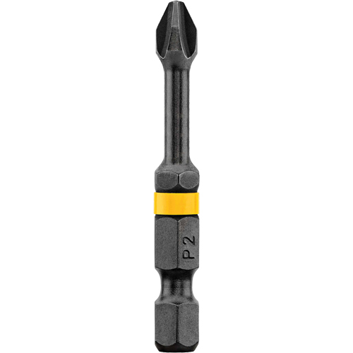 Embout Impact Ready no 2 Phillips 2' de Dewalt, Phillips, Embout #2, Prise 1/4", Longueur 2" Rideout Tool & Machine Inc.