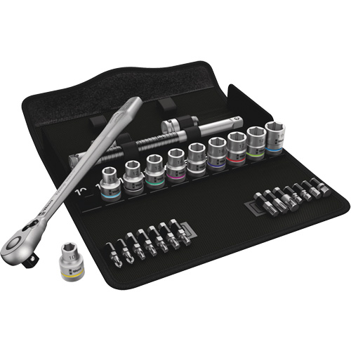 Zyklop Metric Metal Ratchet with Switch Lever Set, 29 Pcs, 1/2" Drive Size Rideout Tool & Machine Inc.