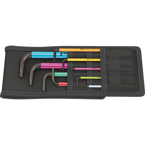 Jeu de cl&eacute;s hexagonales Plus avec pochette, 9 mcx, Imp&eacute;rial Rideout Tool & Machine Inc.
