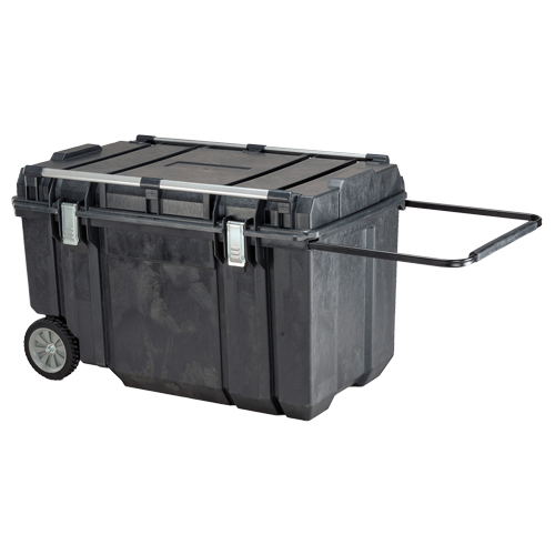 TOUGH CHEST Mobile Storage, 38-29/32" x 23-3/32" x 24-5/16", Black Rideout Tool & Machine Inc.