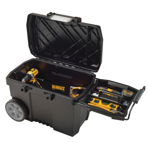 Contractor Chest, 15-19/32" W x 24-13/16" D x 16-1/2" H, Black Rideout Tool & Machine Inc.