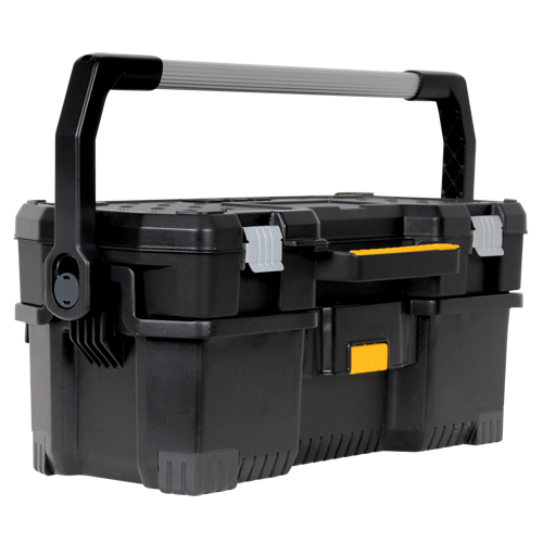 Tote with Power Tool Case, 12-13/16" W x 24 D x 11-3/16" H, Black Rideout Tool & Machine Inc.