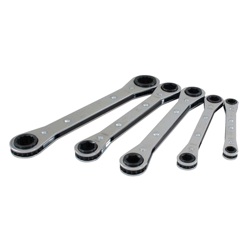 Wrench Set, Ratcheting Box, 5 Pieces, Metric Rideout Tool & Machine Inc.