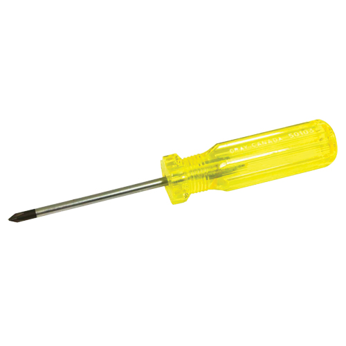 Phillips Screwdriver, #1, 6-3/4" L, Plastic Handle Rideout Tool & Machine Inc.