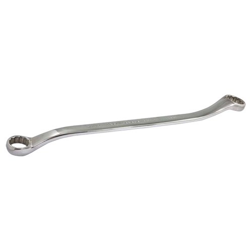 Box End Wrench, 12 Point, 20 mm x 22 mm, 15° Offset, Chrome Finish Rideout Tool & Machine Inc.