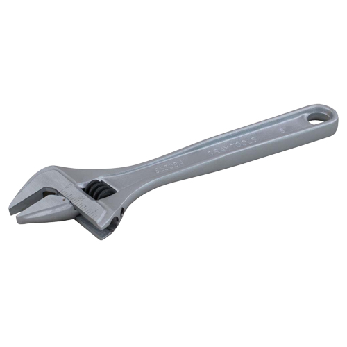 Adjustable Wrench, 6" L, 1" Max Width, Plain Rideout Tool & Machine Inc.