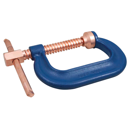 C-Clamp, 2" (51 mm) Capacity, 1-3/4" (44 mm) Throat Depth Rideout Tool & Machine Inc.